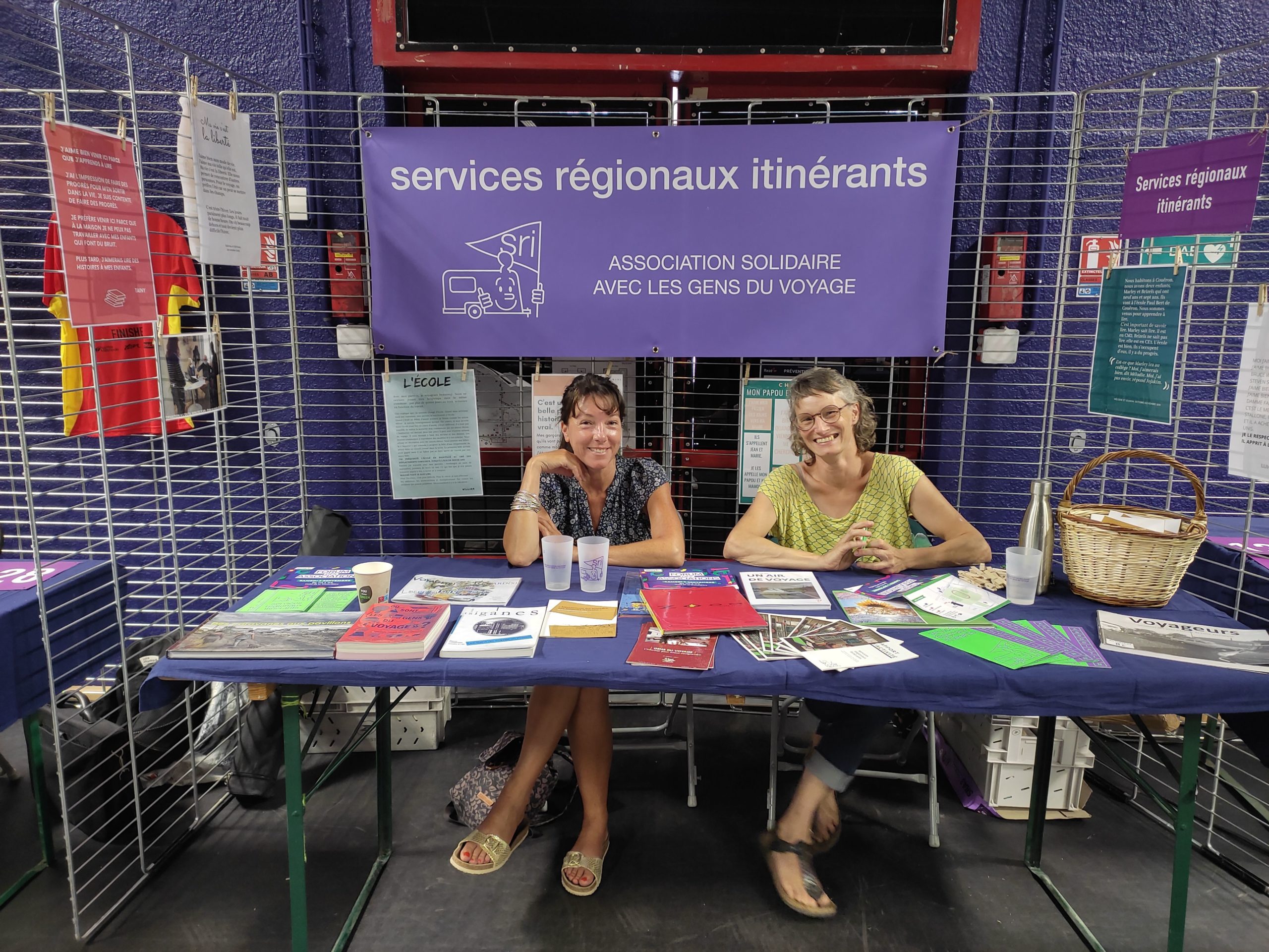 Les SRI Services Régionaux Itinérants présents au forum des associations de Rezé pour présenter l'association et les missions de bénévolat